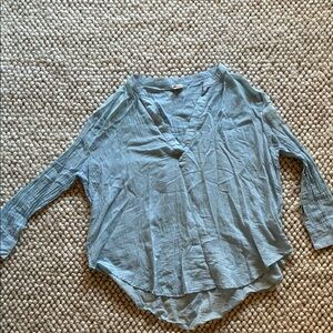 Billabong Light Blue Women's Blouse